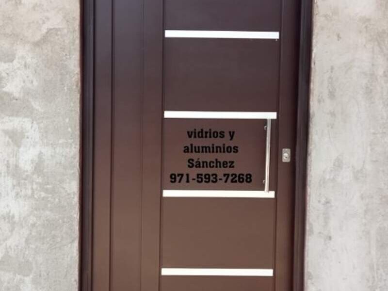 Puerta principal doble vista en Oaxaca