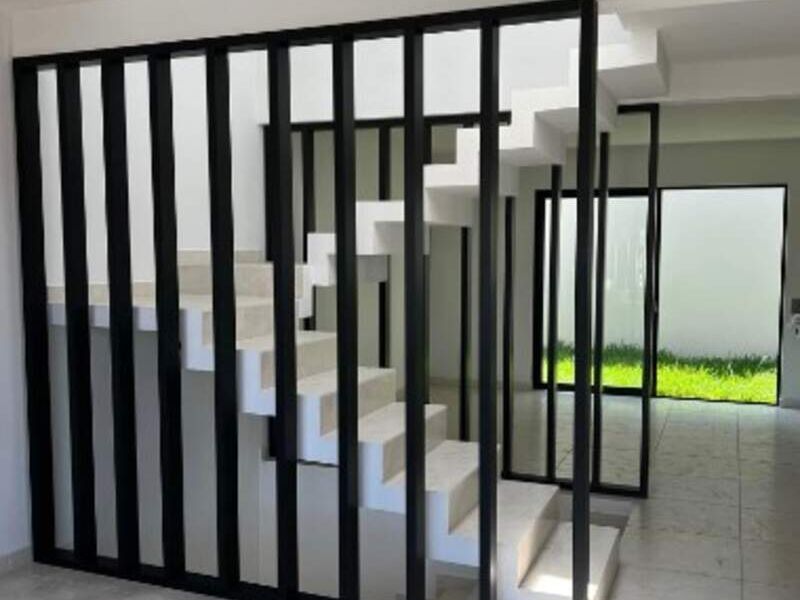 Barandal escalera de aluminio Veracruz 