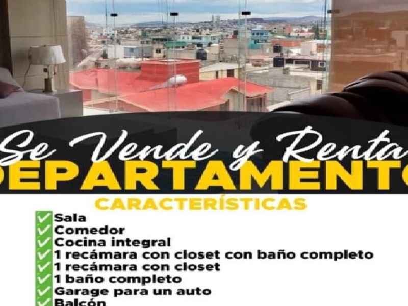 VENTA DE DEPARTAMENTO EN PACHUCA