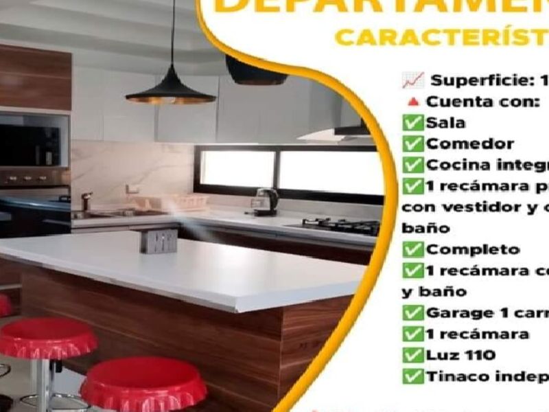 RENTA DE DEPARTAMENTO EN HIDALGO