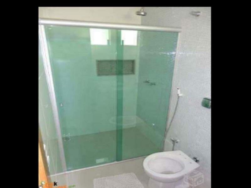 Puerta transparente para baño Mexico
