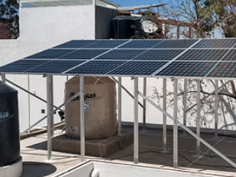 Calentador de agua solar Querétaro México