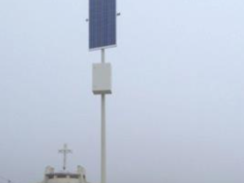 Postes solares Querétaro México