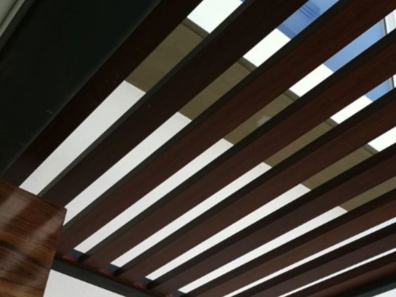 Pergola de aluminio en Chapultepec