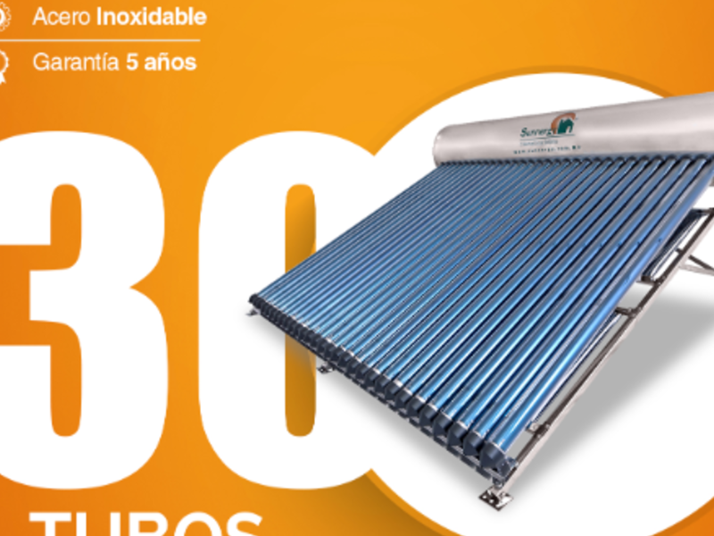 Calentador solar 30 tubos Guadalajara