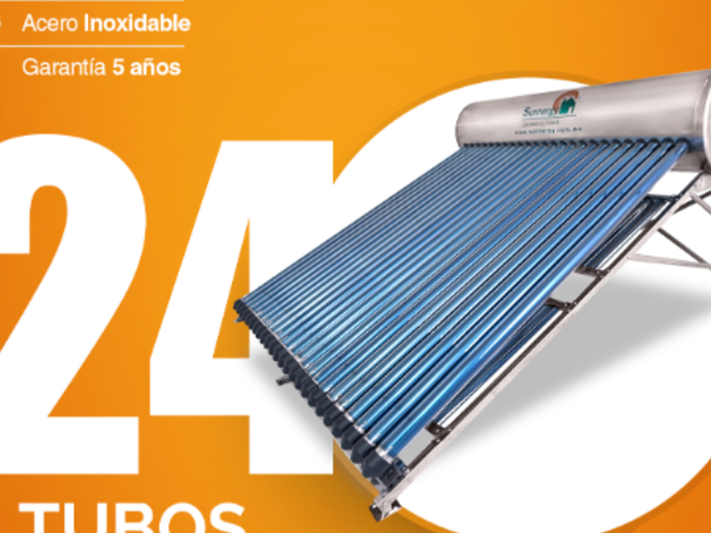Calentador solar 24 tubos Guadalajara