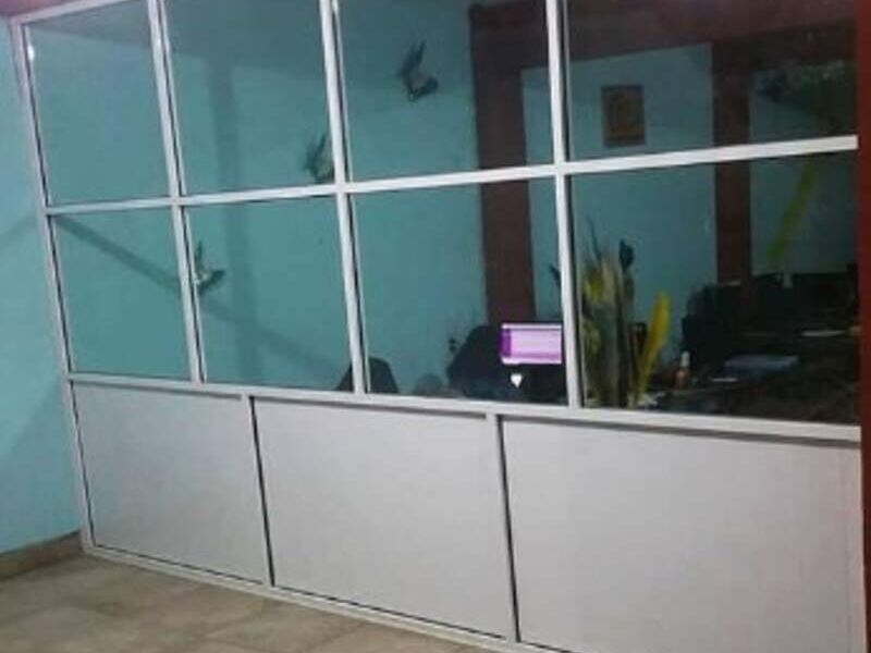 Fachada de aluminio y vidrio en Tepic