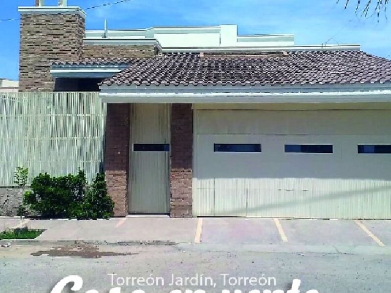 CASA RESIDENCIAL COL. TORREÓN JARDÍN 