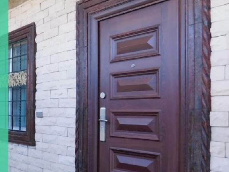 Puerta de Aluminio en diseño actual en MX
