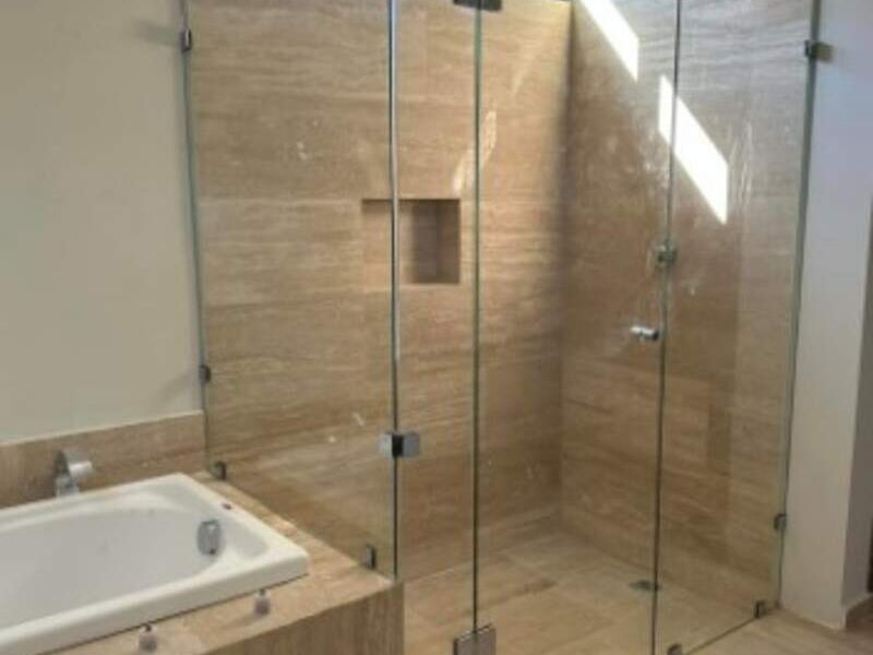 Cancel baño vidrio templado Mérida EL ARCA 
