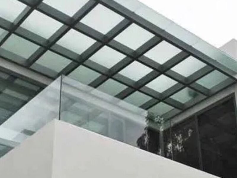 Pergola de aluminio en Puebla