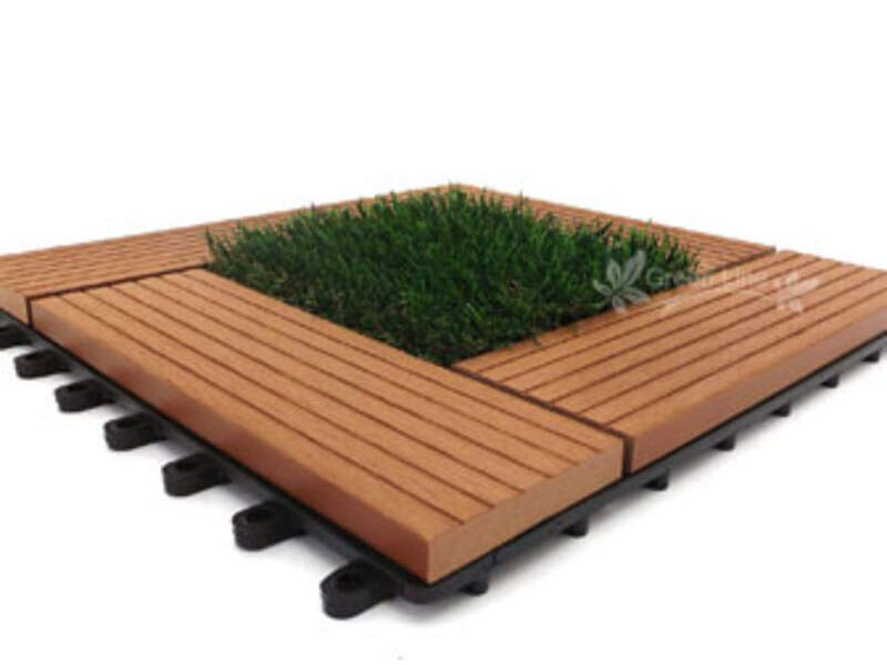 Piso deck con pasto CDMX 