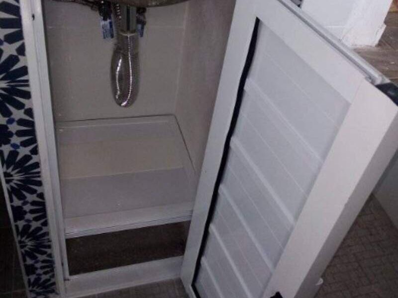 Mueble de cocina tipo louver en Puebla