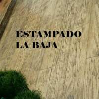 Concreto estampado la baja