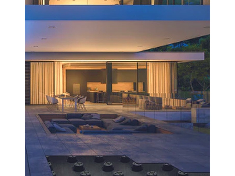 Pisos exteriores de porcelanato México INTERNI