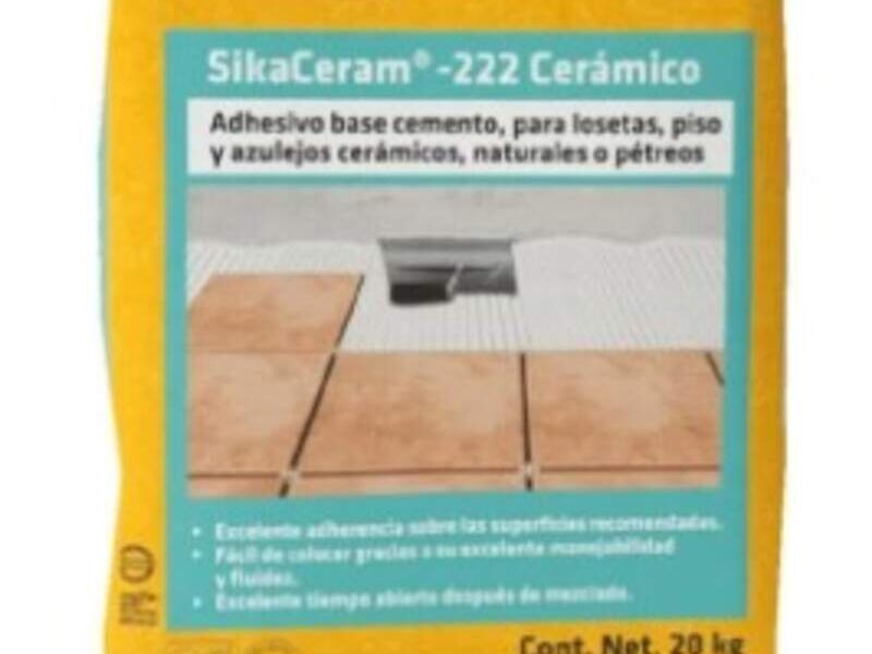 Adhesivo SikaCeram Ceramico 