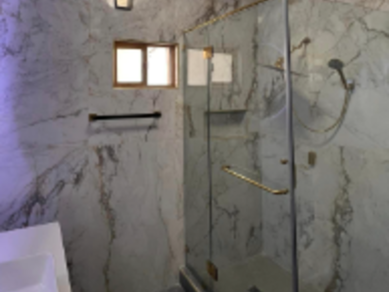 Cancel para baño cristal claro Reynosa 