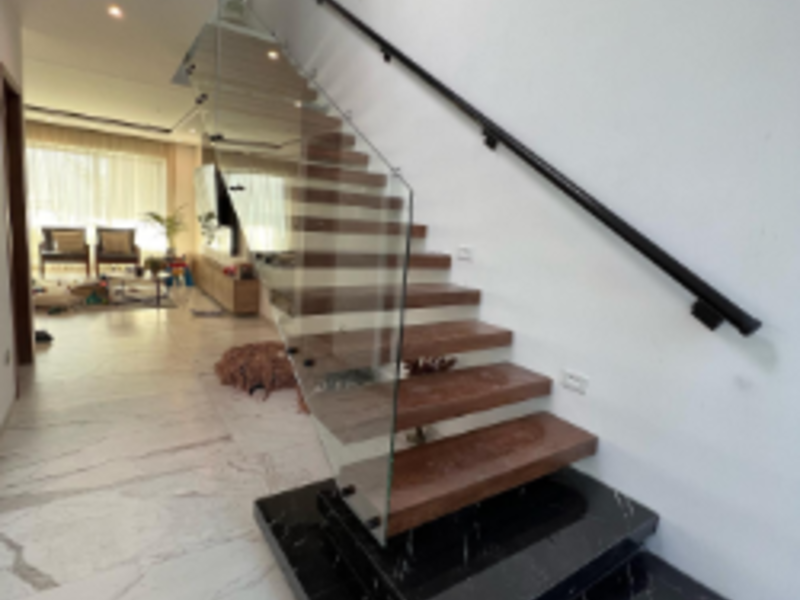 Barandal de cristal claro Reynosa 
