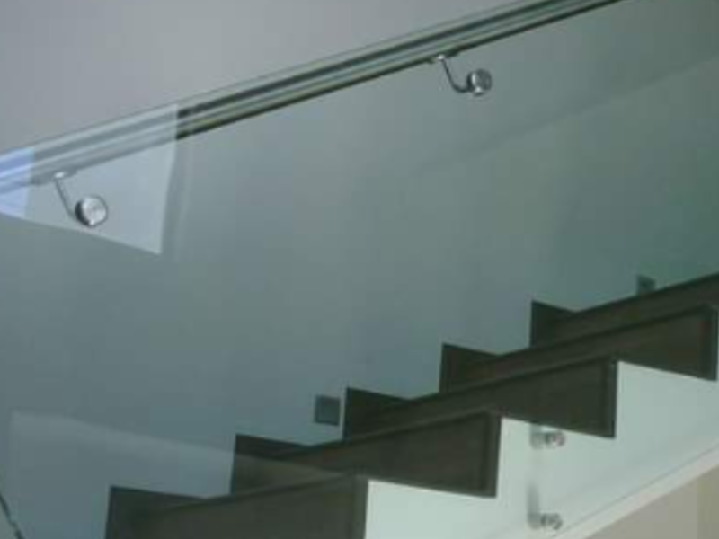 Barandal cristal verde Reynosa 