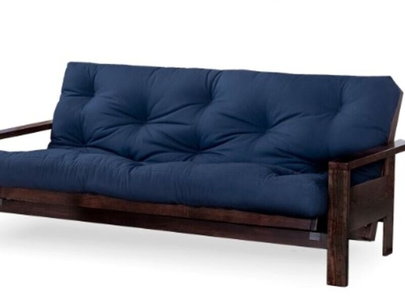 Sofá cama nómada azul Tanoshii México