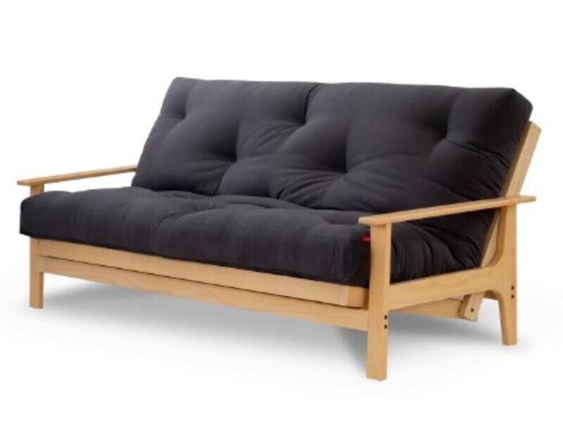 Sofá cama matrimonial negro Tanoshii México