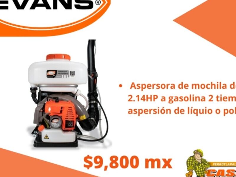 Mochila Fumigadora Eavns en Mexico
