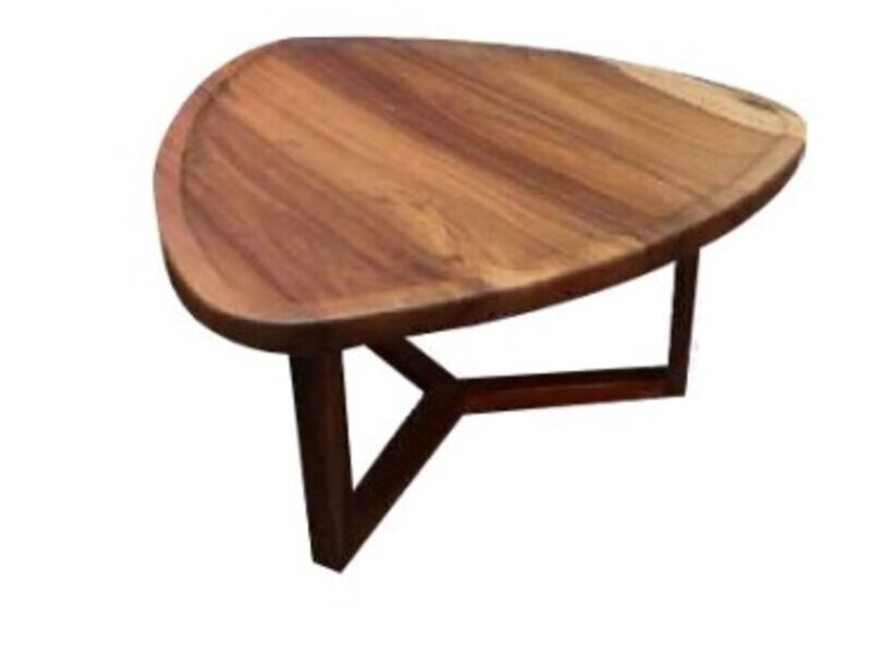 Mesa triangular pequeña Massivhol Guadalajara	