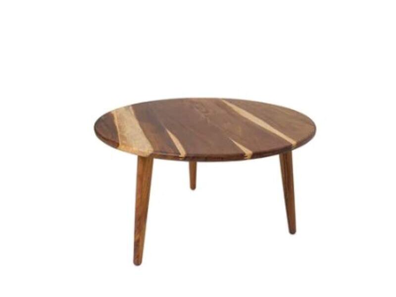 Mesa de centro circular Wood Mérida	