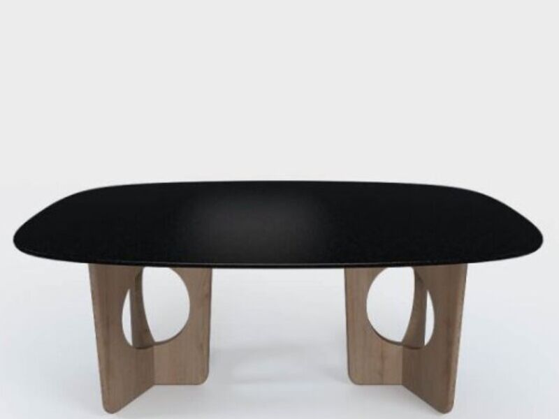 Mesa de centro negra Unicuo Monterrey