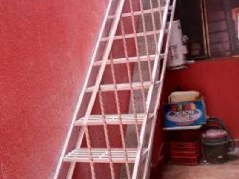 Escalera de acero en Ciudad de México