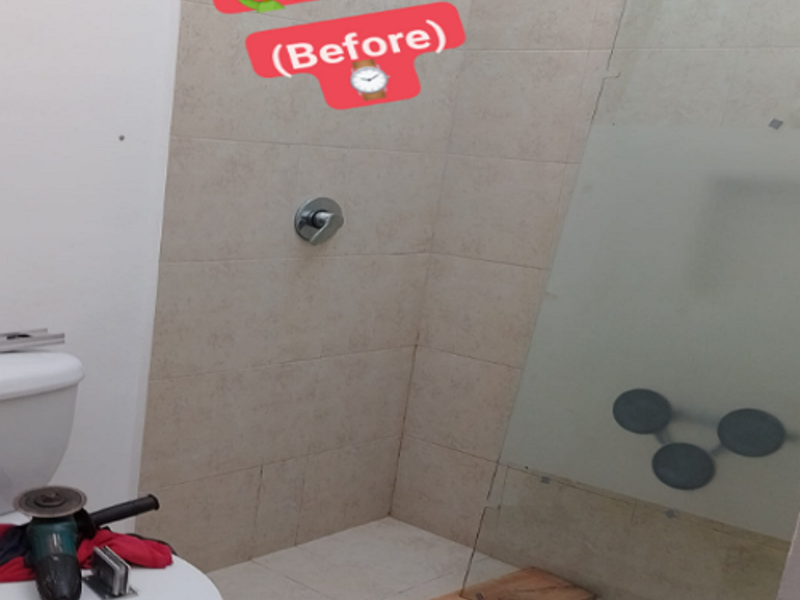 Cancel para baño M3 Cancún