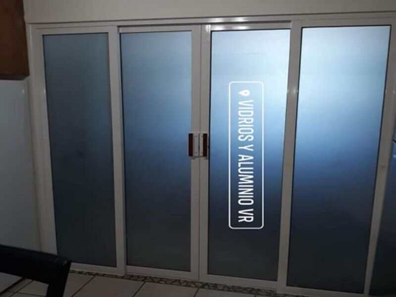 Puerta automatica de aluminio Mexico