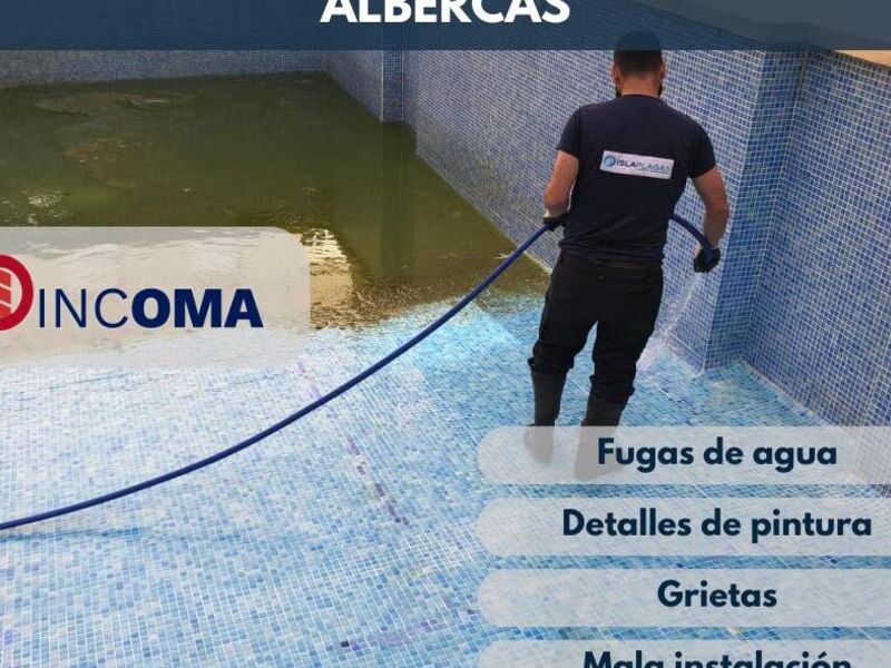 Mantenimiento y restauración de albercas MX