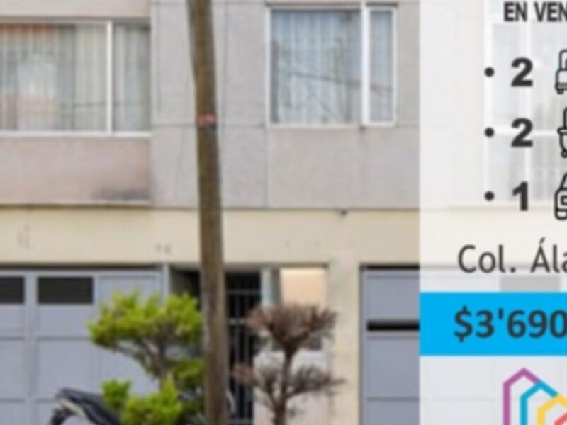 Departamento en colonia Álamos