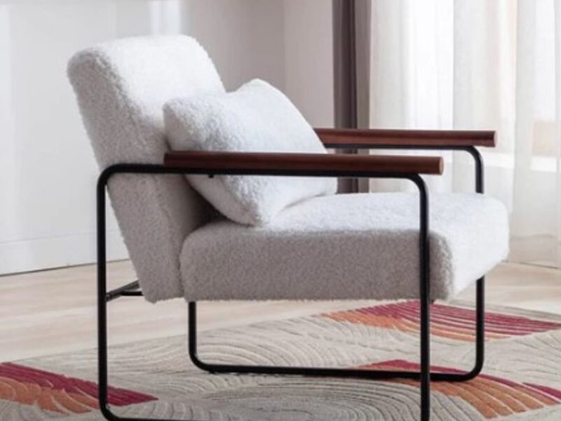 Silla de metal tapizada Teuchdeco Guadalajara 