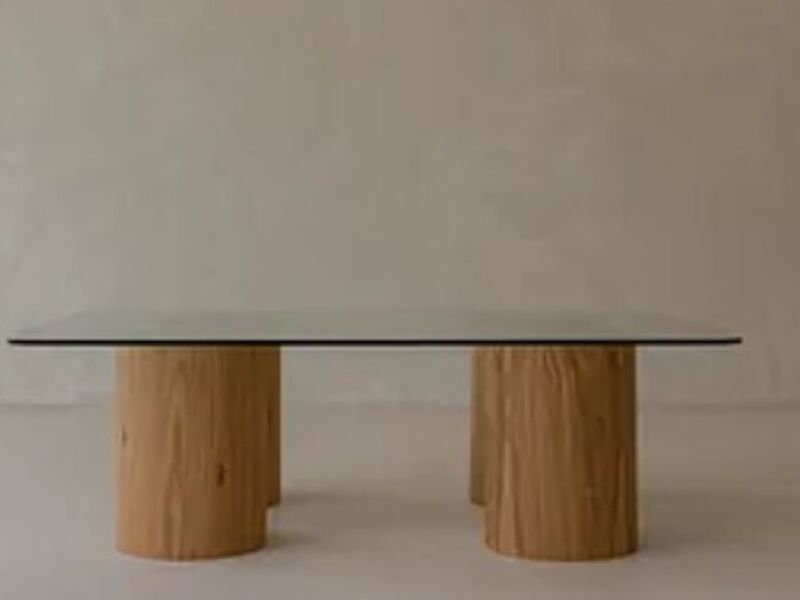 Mesa de centro de vidrio Artisan México	