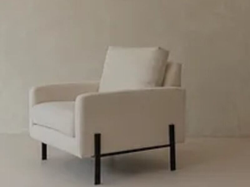 Sillón individual blanco Artisan México