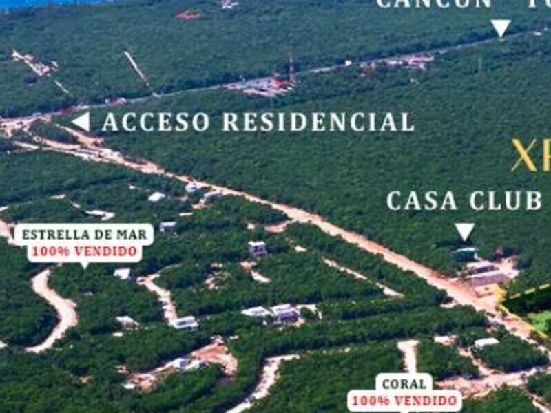 Venta lote residencial Cancún