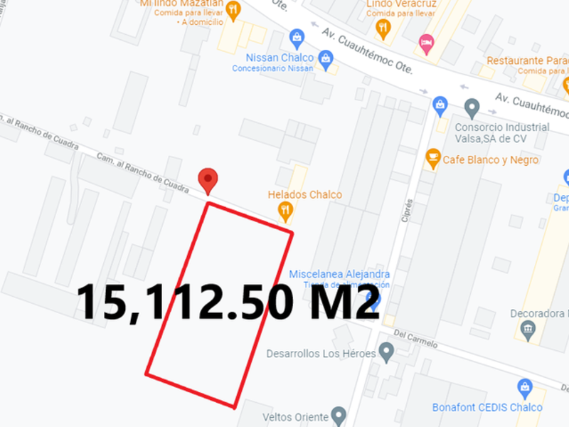 VENTA DE TERRENO ZONA INDUSTRIAL CHALCO CDMX