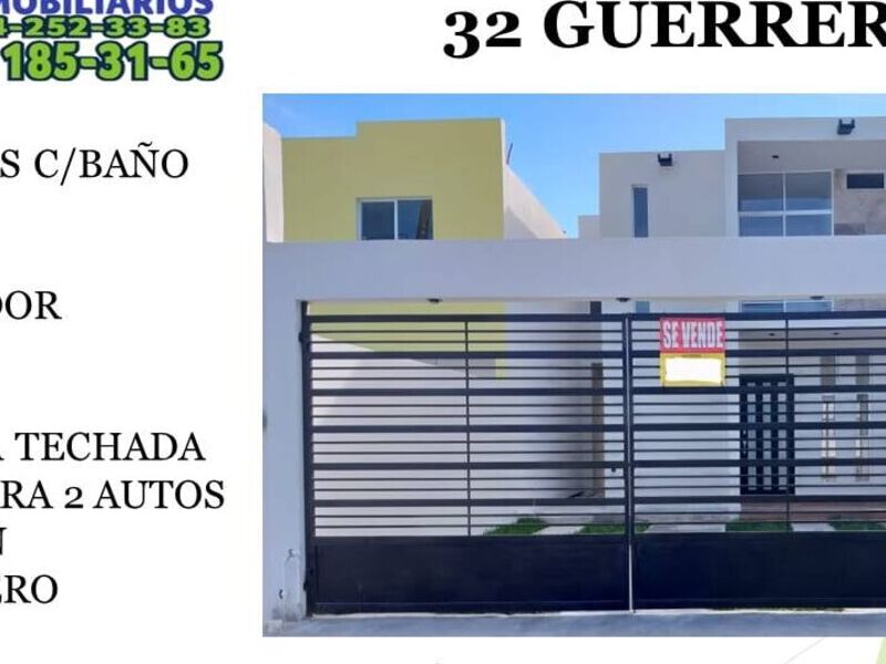 VENTA CASA GUERRO 32 TAMAULIPAS