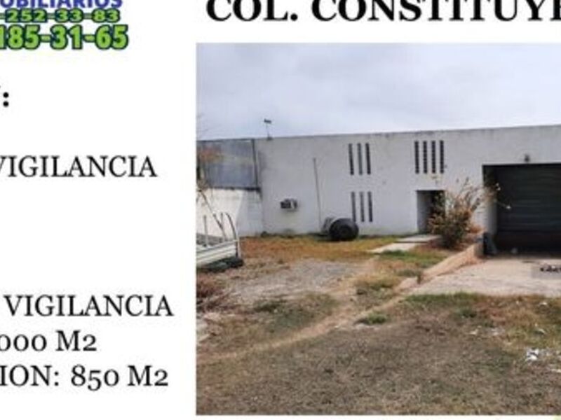 RENTA BODEGA COL. CONSTITUYENTES