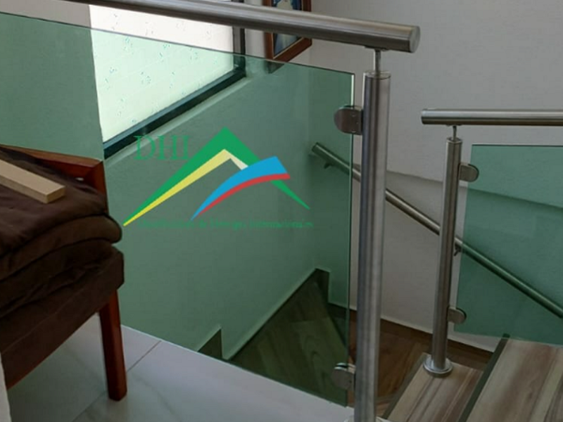 Barandal aluminio y vidrio Ciudad de México
