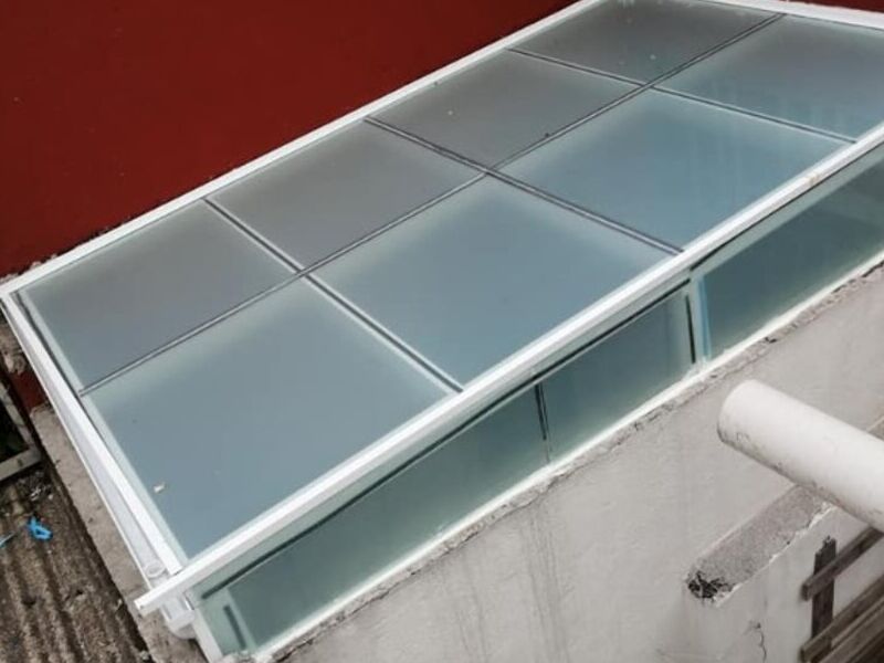 Techo con bastidor de aluminio en Veracruz