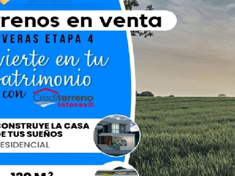 TERRENO EN VENTA EN RIVERAS DEL BRAVO