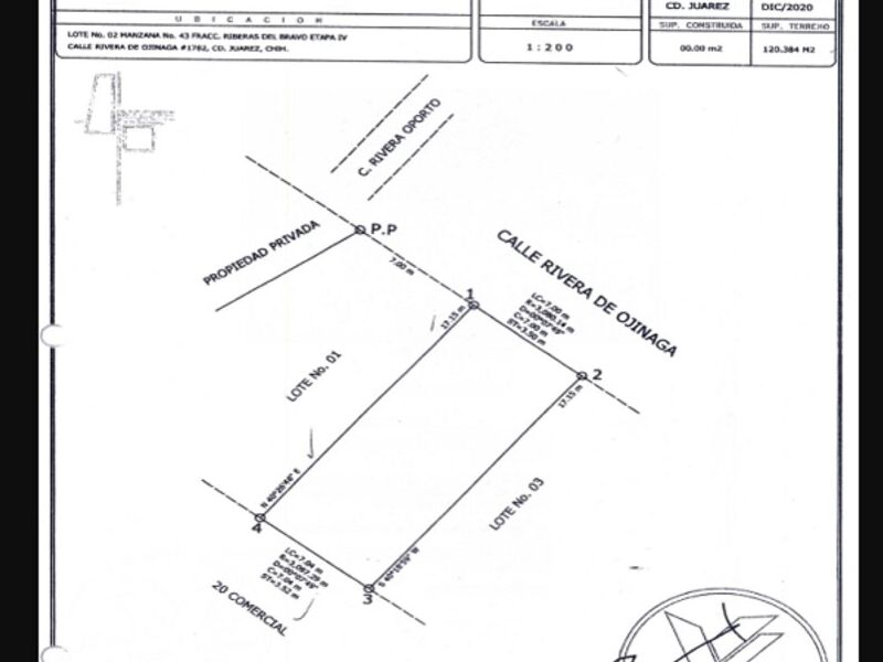 TERRENO EN VENTA EN RIVERAS 