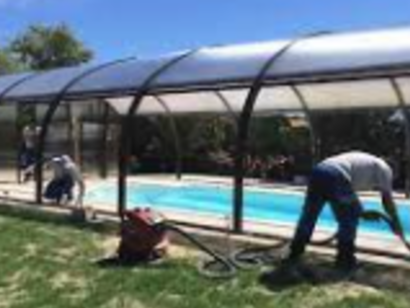 Instalación de cubiertas de piscina