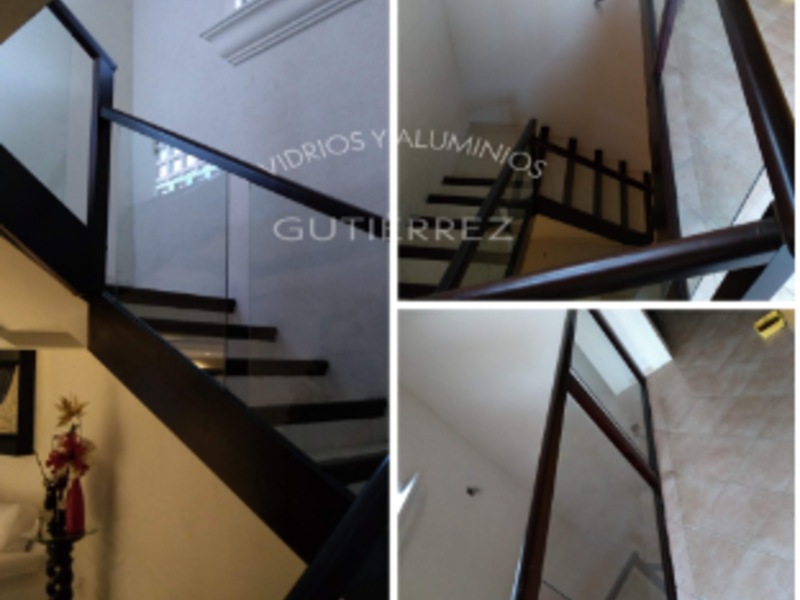 Barandal cristal claro CDMX