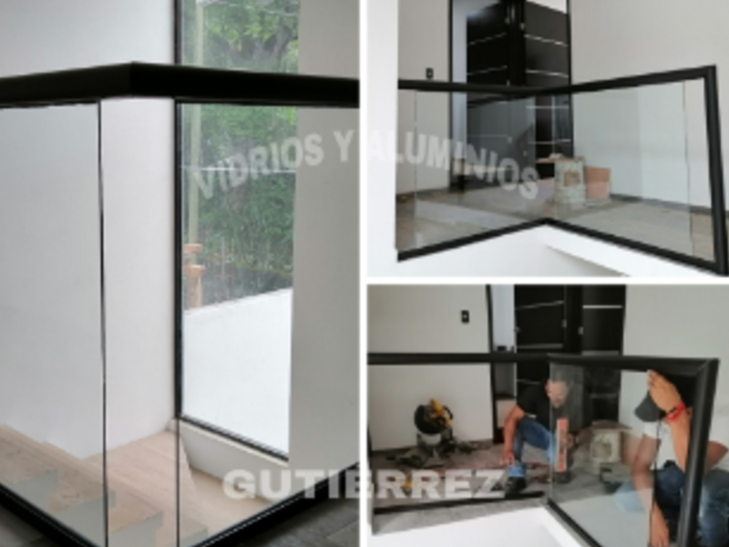 Barandal con pasamanos redondo CDMX