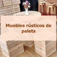 Muebles rústicos de palets