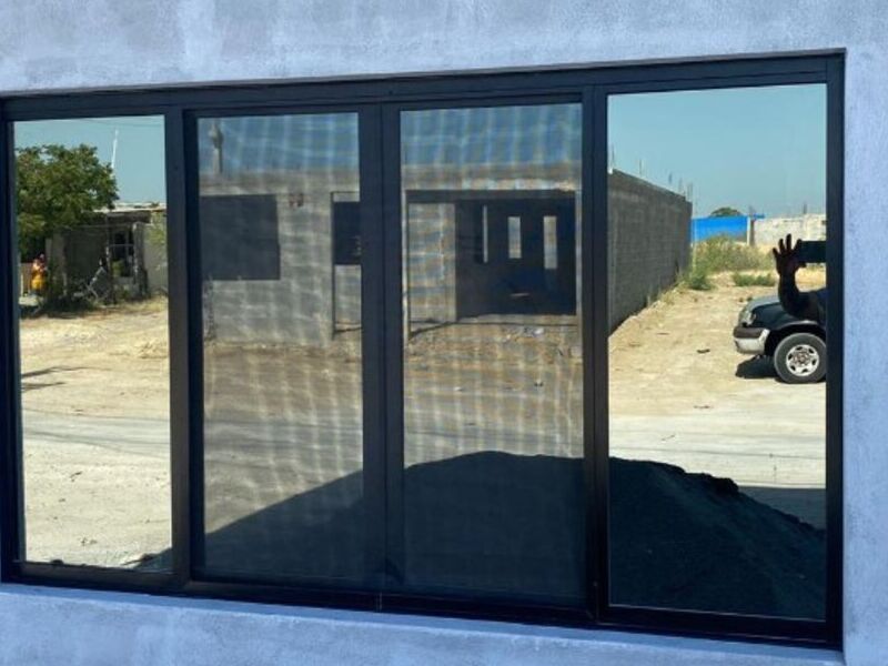 Ventana cristalizadas en Aluminio en MX